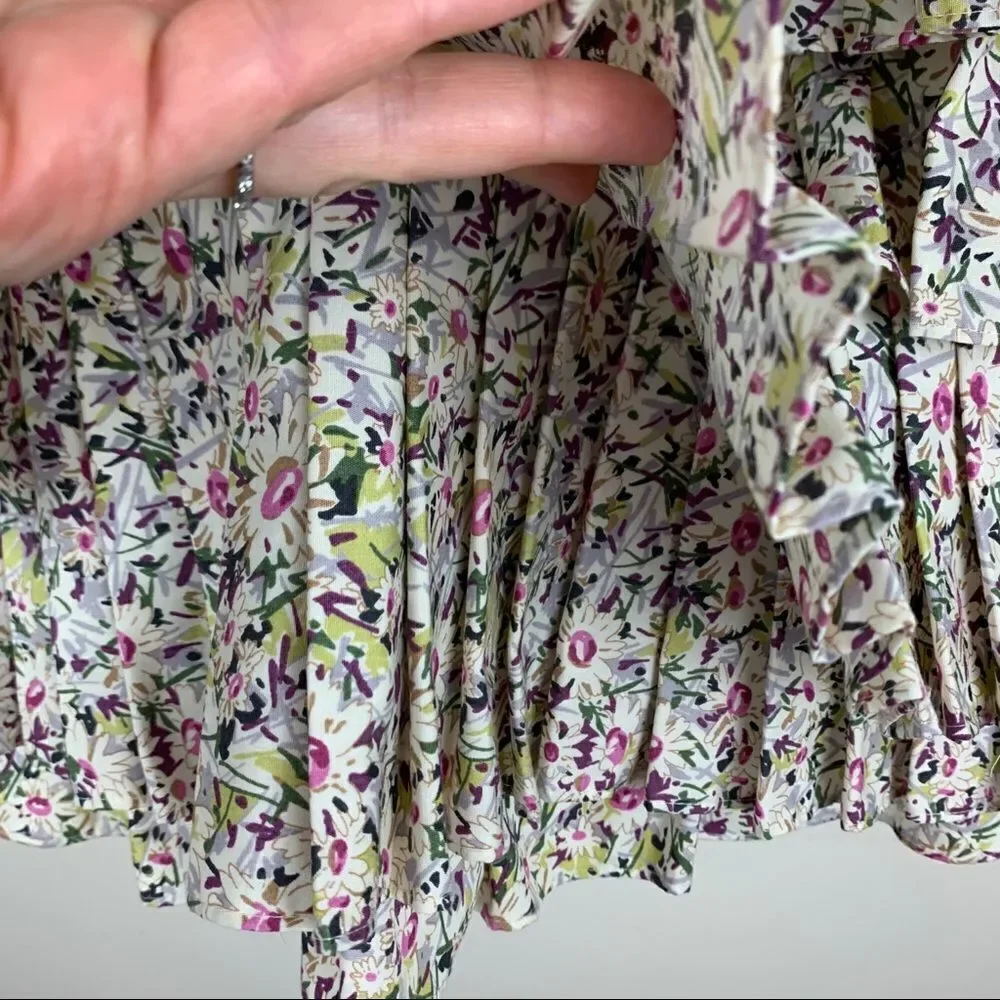 J.Crew Liberty of‎ London Daisy Day Dress Strapless